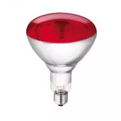 Ampoule Philips pour chauffage, 250 watt, blanche-rouge (HG) (10 unités)