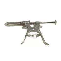 Roux pistol hypodermic syringe 10 ml luer-lock