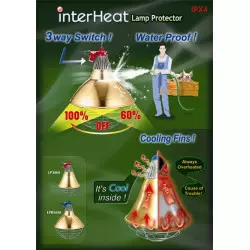 Interheat lamp protector 2,5m with switch p/10