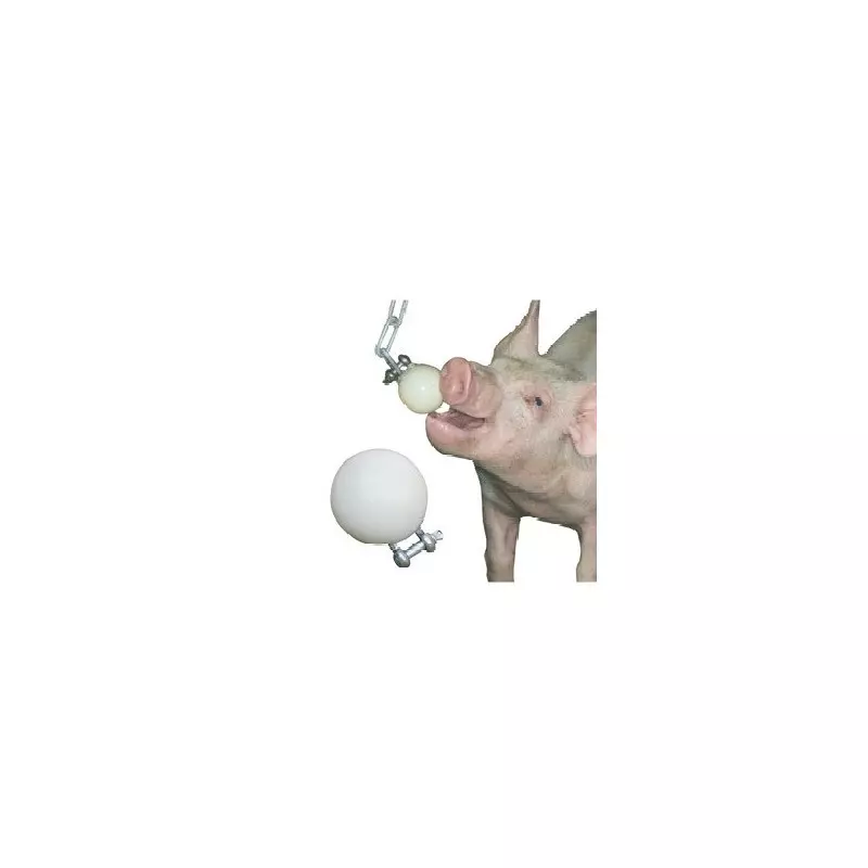 Zabawka dla świń kulka gryzak średnica 75 mm ocynkowana