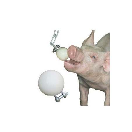 Toy for pigs anti-bite ball diameter 75 mm galvanized