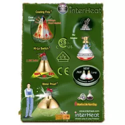 Interheat Lamp 100W White PAR p/2