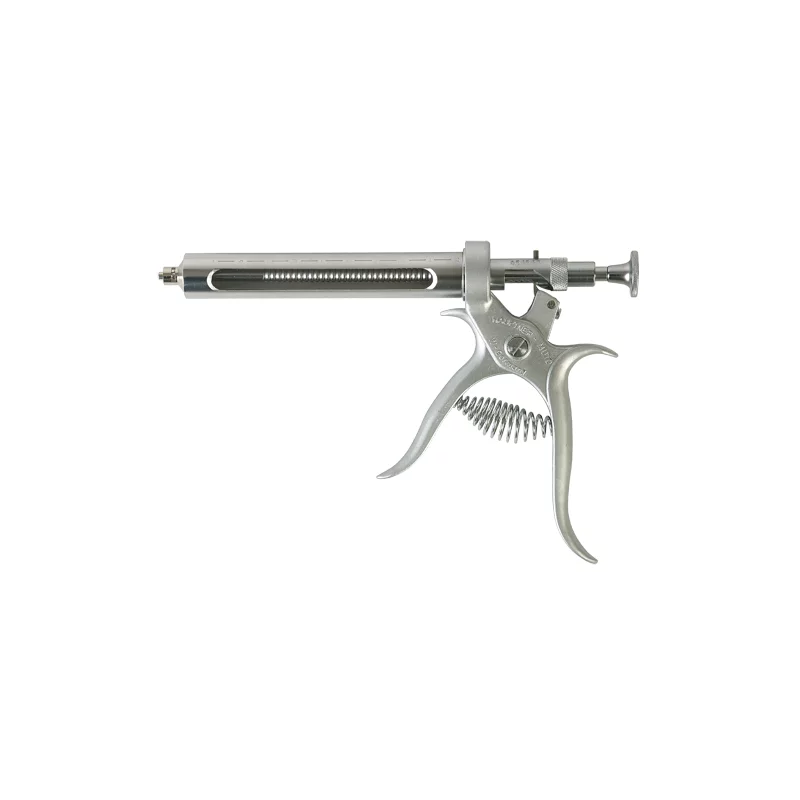 Pistola jeringa hipodérmica Hauptner 25 ml luer-lock dosificación 0,5 a 2,5 m