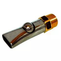 Succhiotto anti-spreco 3/8´´ per suinetti in acciaio/ottone misura 61 mm