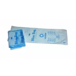 Blauer Beutel: Spermaentnahmebeutel mit Filter