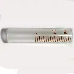 Cylindre en verre pour Socorex 1ml