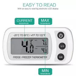 Thermomètre pour réfrigérateur Max/Min
