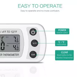 Digitales Max/Min-Thermometer für Kühlschrank