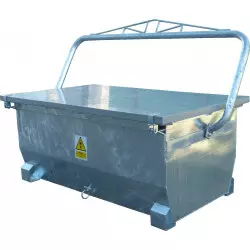 Carcass Container with winch 1500 lts optional wheels