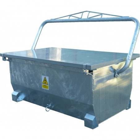 Carcass Container with winch 1500 lts optional wheels