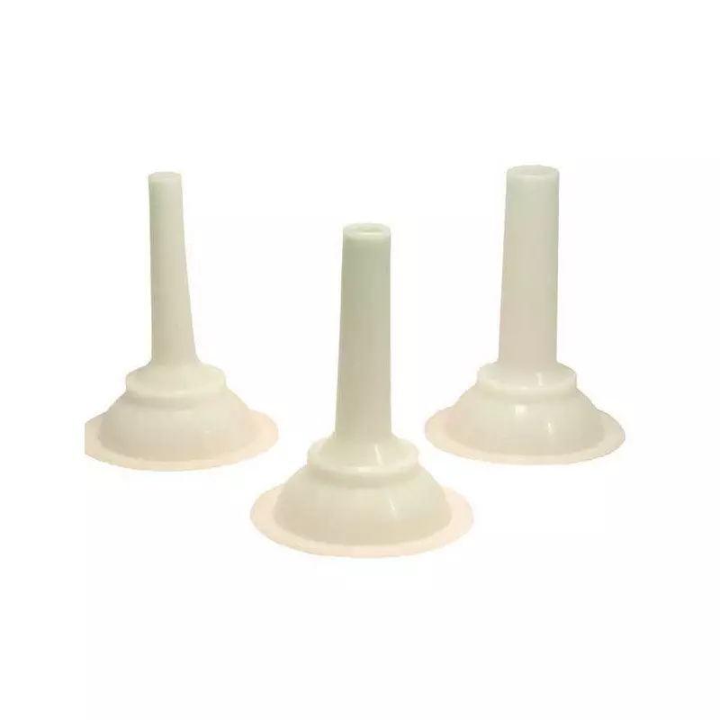 Set of 3 plastic funnels for nº32 meat mincer