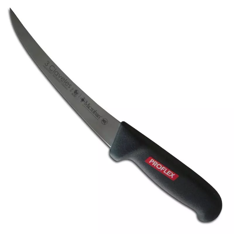 Couteau à désosser Courbe Proflex 3 Claveles 15cms - FLEXIBLE