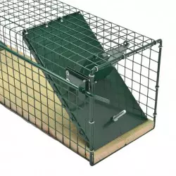 Trappola per animali vivi 100x15x19 cm - 2 Entrate