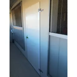 Porte plate en PVC aluminium 100x200 cm