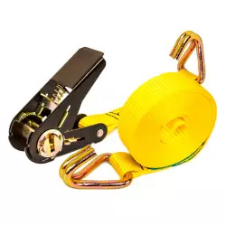 Ratchet Ponsa cinta trincaje con tensor para amarrar cargas 25 mm 5 m gancho cerrado