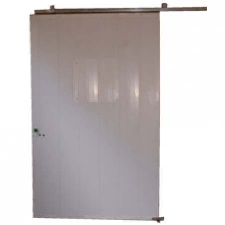 Porte coulissante en PVC-aluminium 200x100