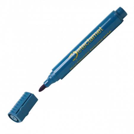 Detectable permanent marker with cap