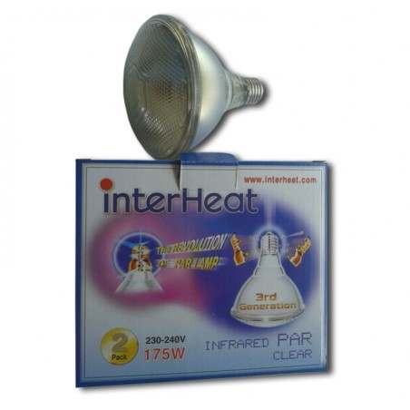 Interheat Lamp 175W White PAR p/2