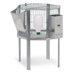 Gaun round cage for male rabbits