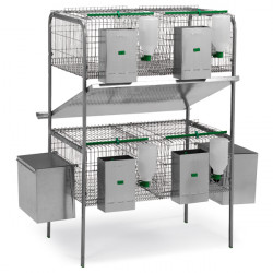 Gaun cage for rabbits 2 floors and 2 nests