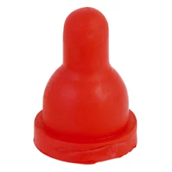 Red rubber nipple for lambs, piglets