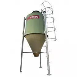 Green polyester silo 2500 kg