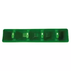 Boot rack for 2 pairs PVC green