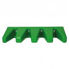 Boot rack for 2 pairs PVC green