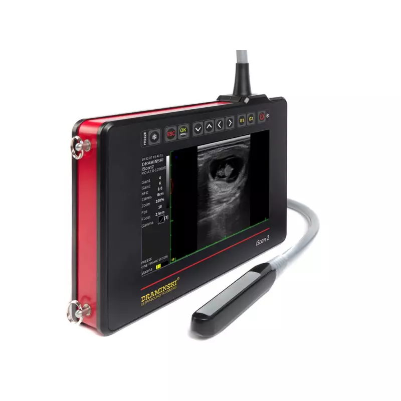 Draminski iScan 2 portable ultrasound scanner rectal probe