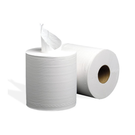 Papier essuie-mains 100% recyclé 2 plis 135 m - paquet de 6 unités