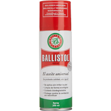 Óleo Lubrificante de Limpeza Ballistol 200ml para pistola de atordoamento