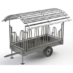 Feed trailer for cattle