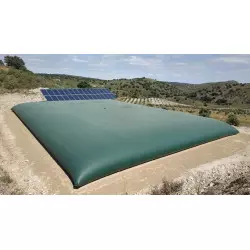 Depósito flexible para agua (volúmenes superiores a 500 m3)