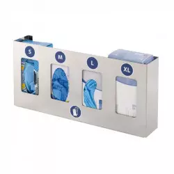 Stainless steel glove dispenser 4 boxes