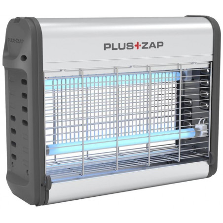 Exterminador de moscas y mosquitos eléctrico PlusZap 16 Aluminio