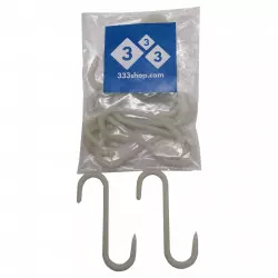 333 Pack of 10 S-shaped nylon hooks