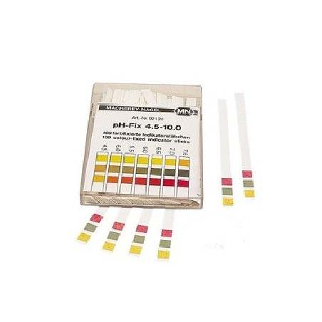 pH: Banda indicadora de pH (4,5-10)