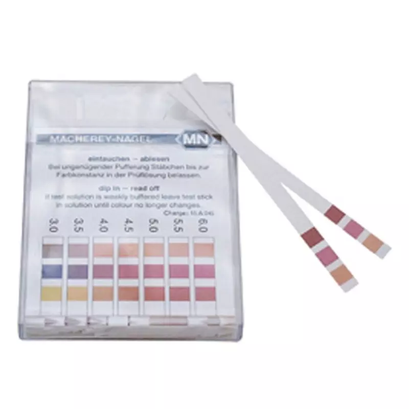 pH: Banda indicadora de pH (0-6)