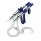 Continuous flow syringes